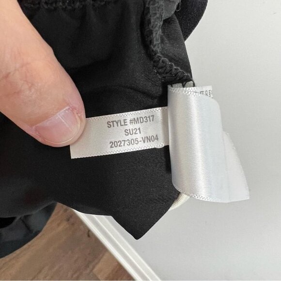 Madewell Womens Size Medium MWL Allways Pull-On Shorts Black Casual Lightweight - Picture 10 of 13